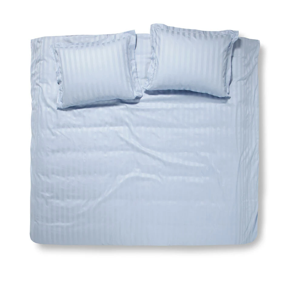 Damai Dekbedovertrek Katoen-satijn - 240 X 240/220cm - Blauw 3 Damai Dekbedovertrek Katoen-satijn - 240 X 240/220cm - Blauw