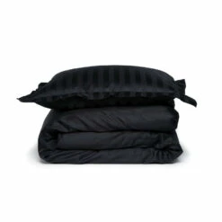 Damai Dekbedovertrek Katoen-satijn - 200x200/220cm - Zwart -Cinderella Winkel 1000051499 0101