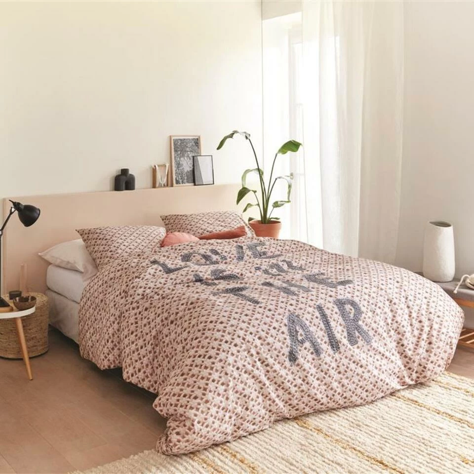 Ariadne At Home Dekbedovertrek Love Is Black/White-1-persoons (140 X 200/220 Cm) 5 Ariadne At Home Dekbedovertrek Love Is Black/White-1-persoons (140 X 200/220 Cm) - Afbeelding 3