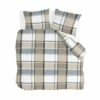 Byrklund - Dekbedovertrek Big Squares - 200x220 Cm - Zand