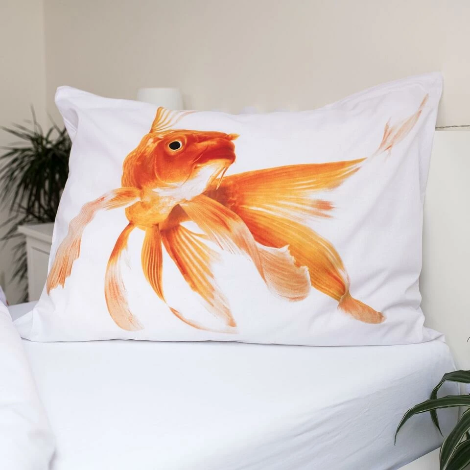 Animal Pictures Dekbedovertrek, Goudvis - Eenpersoons - 140 X 200 Cm - Katoen 6 Animal Pictures Dekbedovertrek, Goudvis - Eenpersoons - 140 X 200 Cm - Katoen - Afbeelding 4