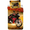 Motor Dekbedovertrek, Flame - Eenpersoons - 140 X 200 Cm - Katoen -Cinderella Winkel 1000053403