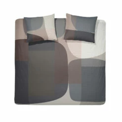 Damai Dekbedovertrek Moore - Satijn - 260x200/220 Cm - Basalt