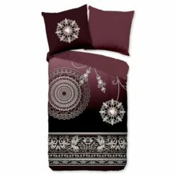 Pure Dekbedovertrek "Asiya" - Bordeaux - (200x220 Cm) -Cinderella Winkel 1000054822 0102