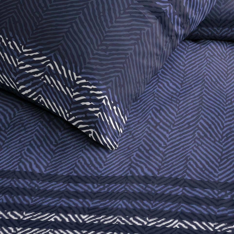 Cinderella Astor - Dekbedovertrek - Katoen - 140x200/220 Cm - Jeans Blue 5 Cinderella Astor - Dekbedovertrek - Katoen - 140x200/220 Cm - Jeans Blue - Afbeelding 3