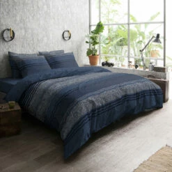 Cinderella Astor - Dekbedovertrek - Katoen - 140x200/220 Cm - Jeans Blue