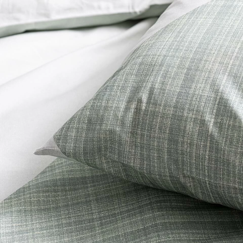 Cinderella Rexa - Dekbedovertrek - Katoen - 260x200/220 Cm - Misty Green 5 Cinderella Rexa - Dekbedovertrek - Katoen - 260x200/220 Cm - Misty Green - Afbeelding 3