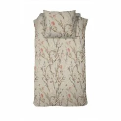 Cinderella Myrtle - Dekbedovertrek - Satijn - 140x200/220 Cm - Sand