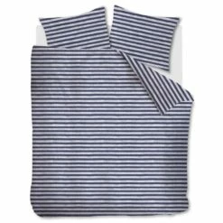 Ariadne At Home Dekbedovertrek Knit Stripes Blue-2-persoons (200 X 200/220 Cm)