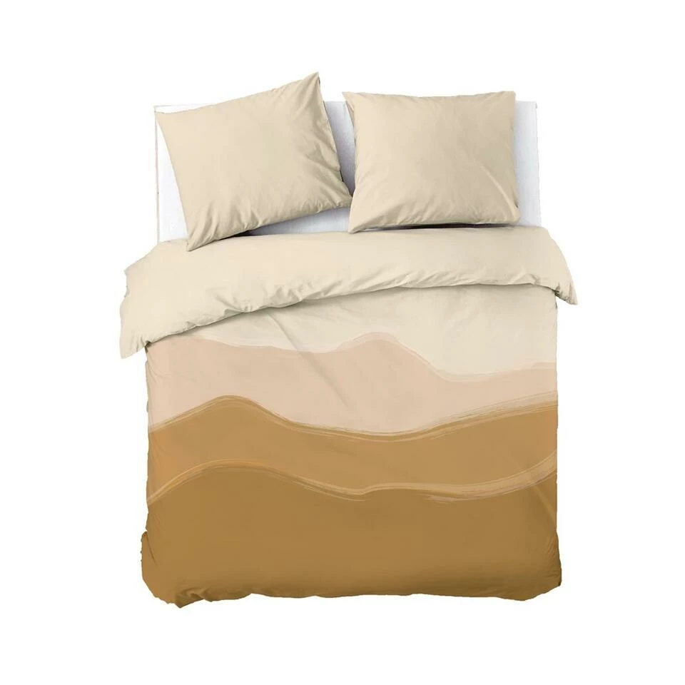 Dindi Home - Dekbedovertrek Wild Waves - 200x220 Cm - Zand 3 Dindi Home - Dekbedovertrek Wild Waves - 200x220 Cm - Zand