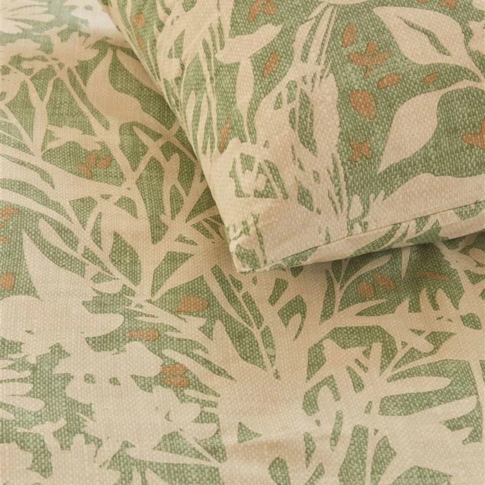 Ariadne At Home Dekbedovertrek Botanical Green-Lits-jumeaux (240 X 200/220 Cm) 4 Ariadne At Home Dekbedovertrek Botanical Green-Lits-jumeaux (240 X 200/220 Cm) - Afbeelding 2