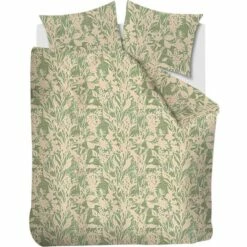 Ariadne At Home Dekbedovertrek Botanical Green-Lits-jumeaux (240 X 200/220 Cm)