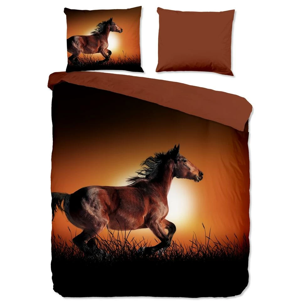 Pure Dekbedovertrek "Freedom" - Bruin - (140x220 Cm) 3 Pure Dekbedovertrek "Freedom" - Bruin - (140x220 Cm)