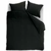 Ambiante Dekbedovertrek Uni Cotton Black-1-persoons (140 X 200/220 Cm) -Cinderella Winkel 1000061204