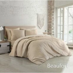 Papillon Dekbedovertrek Beaufort - 140x200/220 - Zand 7 Papillon Dekbedovertrek Beaufort - 140x200/220 - Zand -Cinderella Winkel 1000061316 0101