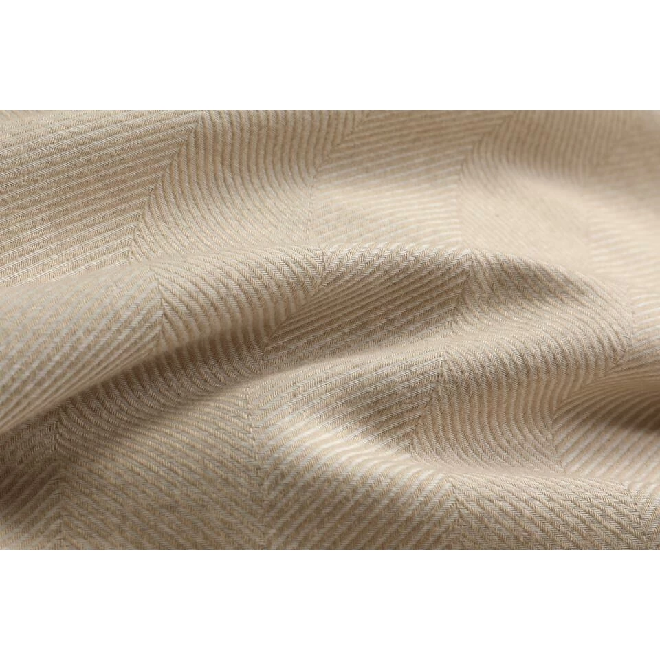 Papillon Dekbedovertrek Beaufort - 140x200/220 - Zand 5 Papillon Dekbedovertrek Beaufort - 140x200/220 - Zand - Afbeelding 3