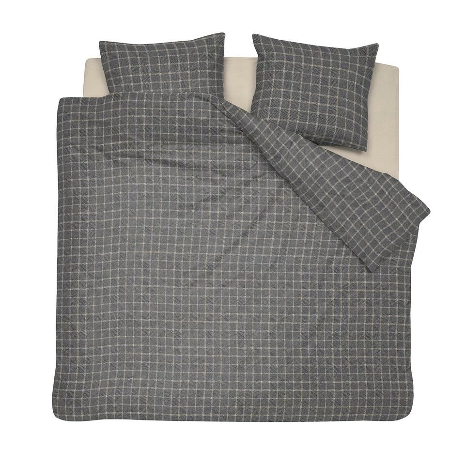 Cinderella Brecht - Dekbedovertrek - Katoen - 240x200/220 Cm - Anthracite 3 Cinderella Brecht - Dekbedovertrek - Katoen - 240x200/220 Cm - Anthracite