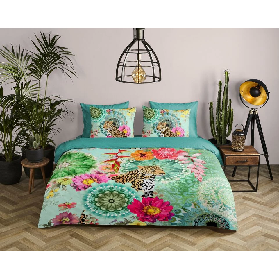 HIP Dekbedovertrek "Ximena" - Multi - (140x220 Cm) 4 HIP Dekbedovertrek "Ximena" - Multi - (140x220 Cm) - Afbeelding 2
