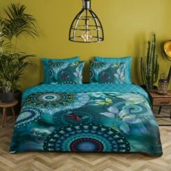 HIP Dekbedovertrek "Luciano" - Petrol - (140x220 Cm) 7 HIP Dekbedovertrek "Luciano" - Petrol - (140x220 Cm) -Cinderella Winkel 1000061711 0102