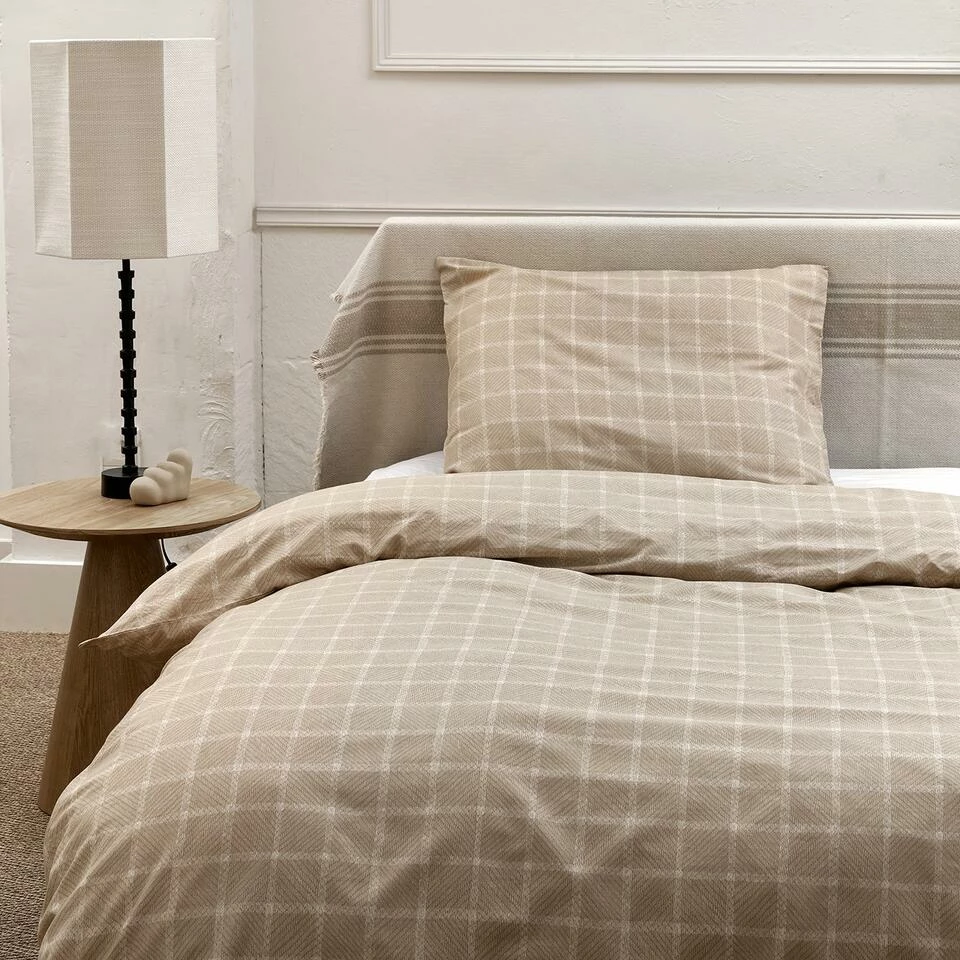 Cinderella Brecht - Dekbedovertrek - Katoen - 140x200/220 Cm - Natural 4 Cinderella Brecht - Dekbedovertrek - Katoen - 140x200/220 Cm - Natural - Afbeelding 2