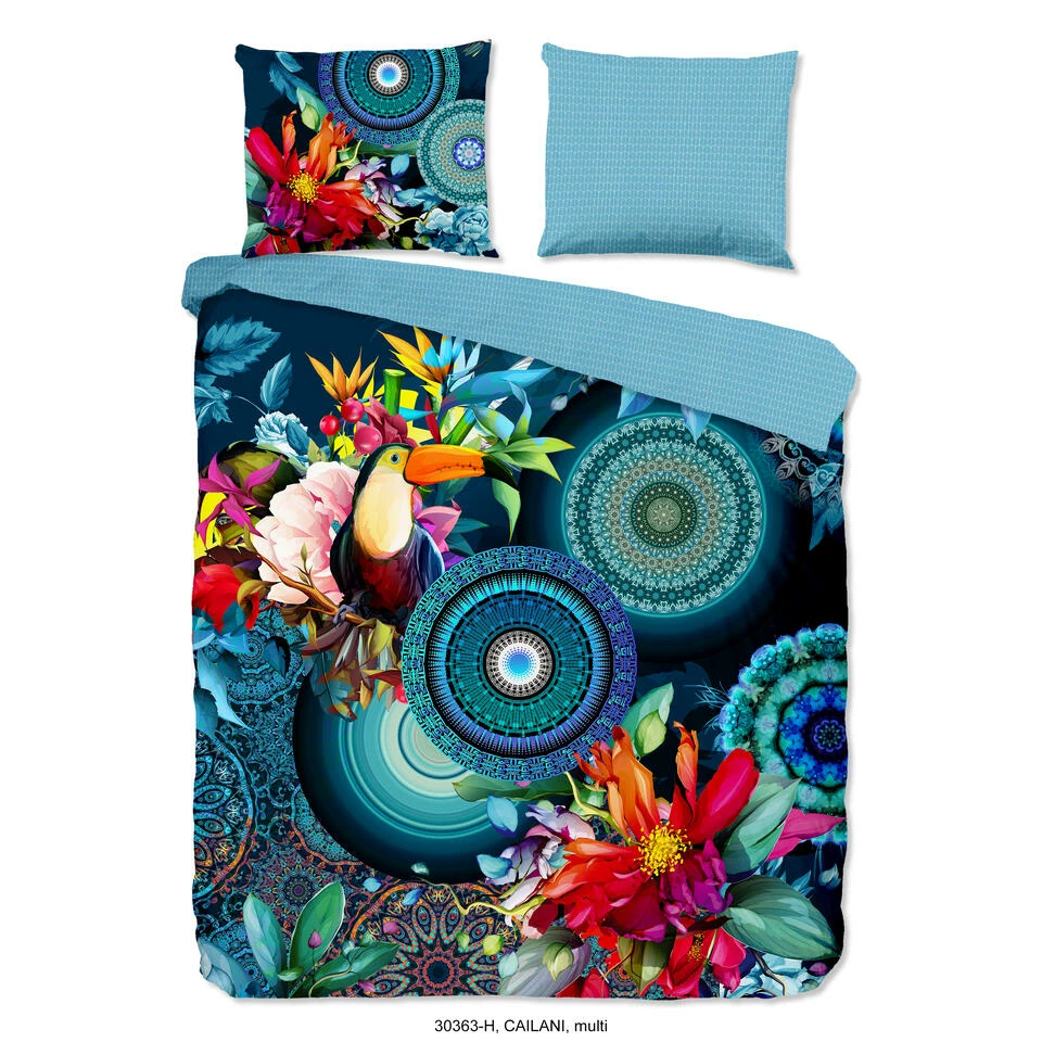 HIP Dekbedovertrek "Cailani" - Multi - (240x220 Cm) 3 HIP Dekbedovertrek "Cailani" - Multi - (240x220 Cm)