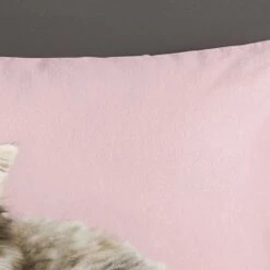 Good Morning Dekbedovertrek "Cat" - Roze - (140x220 Cm) 9 Good Morning Dekbedovertrek "Cat" - Roze - (140x220 Cm) -Cinderella Winkel 1000063637 0103