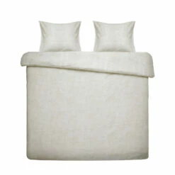 Damai Dekbedovertrek Ebba - Biologisch Katoen - 200x200/220 Cm - Beige