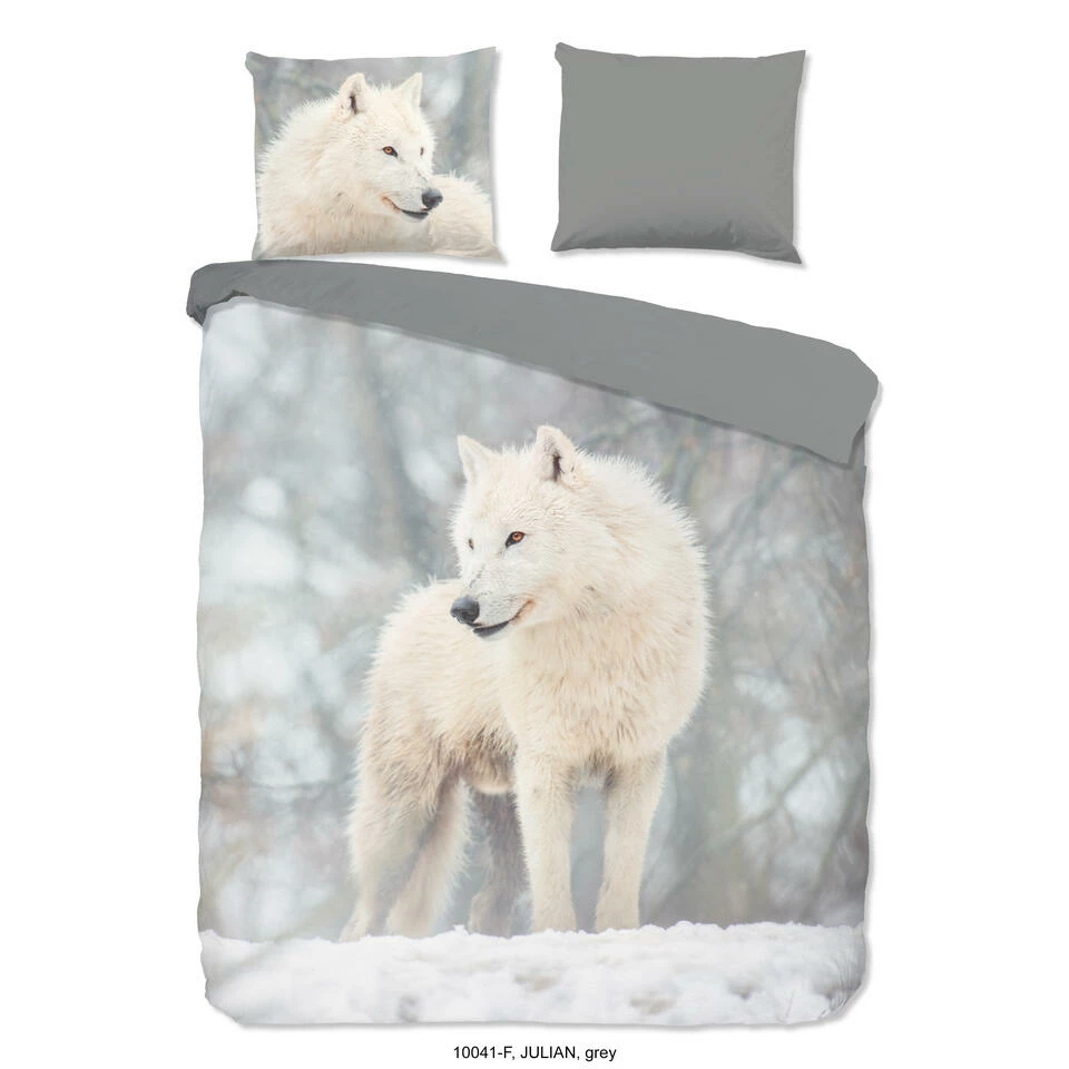 Good Morning Dekbedovertrek "Julian" - Grijs - (200x220 Cm) 3 Good Morning Dekbedovertrek "Julian" - Grijs - (200x220 Cm)