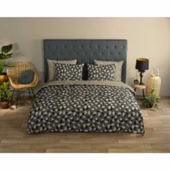 Good Morning Dekbedovertrek "Spotted" - Grijs - (140x220 Cm) -Cinderella Winkel 1000065826 0101