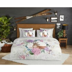 Good Morning Dekbedovertrek "Vedet" - Grijs - (140x220 Cm) -Cinderella Winkel 1000065830 0101