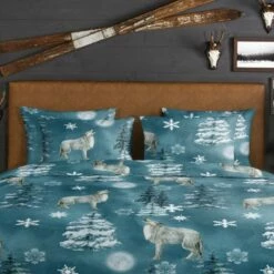 Good Morning Dekbedovertrek "Midnight" - Petrol - (140x220 Cm) -Cinderella Winkel 1000065834 0102