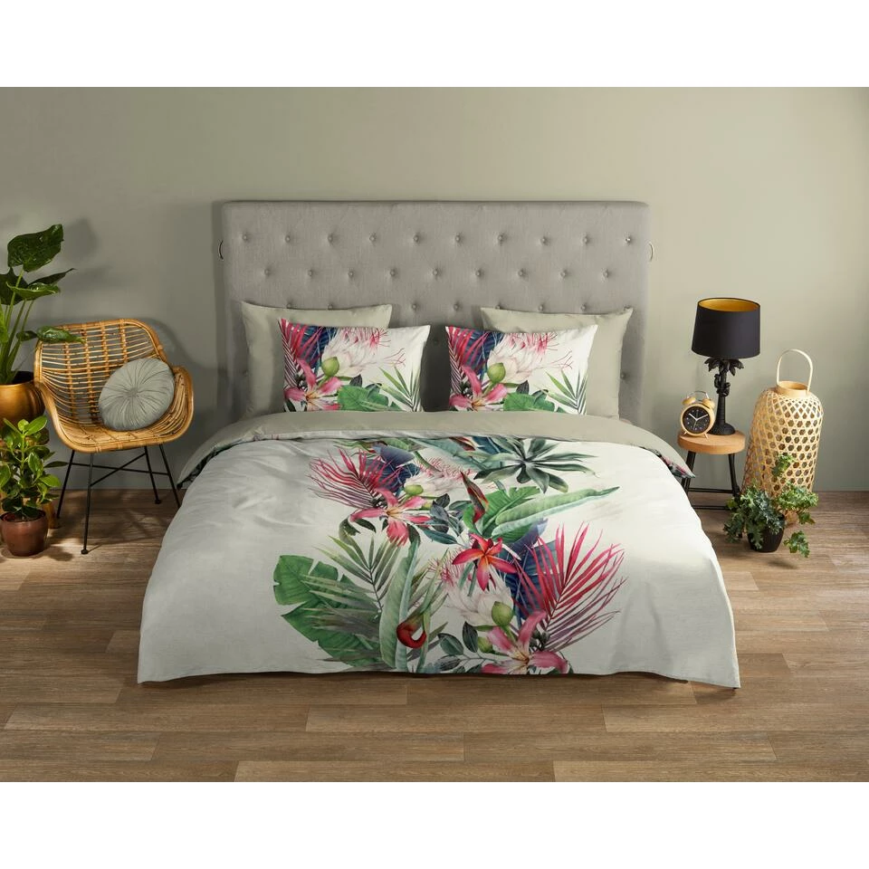 Good Morning Dekbedovertrek "Itanya" - Multi - (200x220 Cm) 4 Good Morning Dekbedovertrek "Itanya" - Multi - (200x220 Cm) - Afbeelding 2