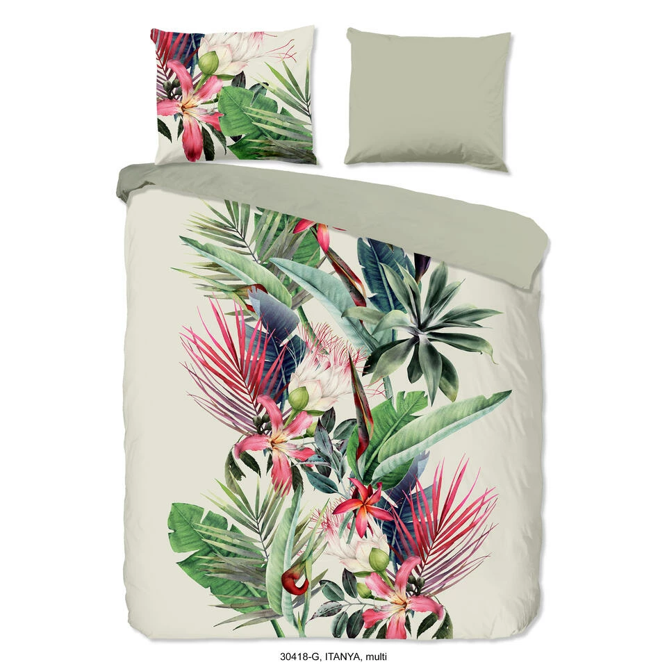 Good Morning Dekbedovertrek "Itanya" - Multi - (200x220 Cm) 3 Good Morning Dekbedovertrek "Itanya" - Multi - (200x220 Cm)