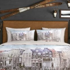 Good Morning Dekbedovertrek "Amsterdam" - Multi - (200x220 Cm) -Cinderella Winkel 1000065850 0102