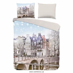 Good Morning Dekbedovertrek "Amsterdam" - Multi - (200x220 Cm)
