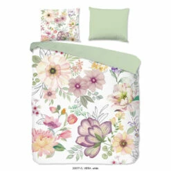 Good Morning Dekbedovertrek "Vera" - Wit - (240x220 Cm) -Cinderella Winkel 1000065910 0100