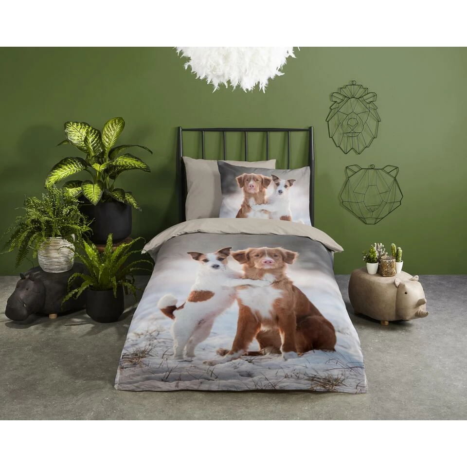 Good Morning Dekbedovertrek "Hugs" - Multi - (140x220 Cm) 4 Good Morning Dekbedovertrek "Hugs" - Multi - (140x220 Cm) - Afbeelding 2