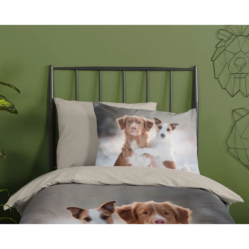 Good Morning Dekbedovertrek "Hugs" - Multi - (140x220 Cm) 5 Good Morning Dekbedovertrek "Hugs" - Multi - (140x220 Cm) - Afbeelding 3