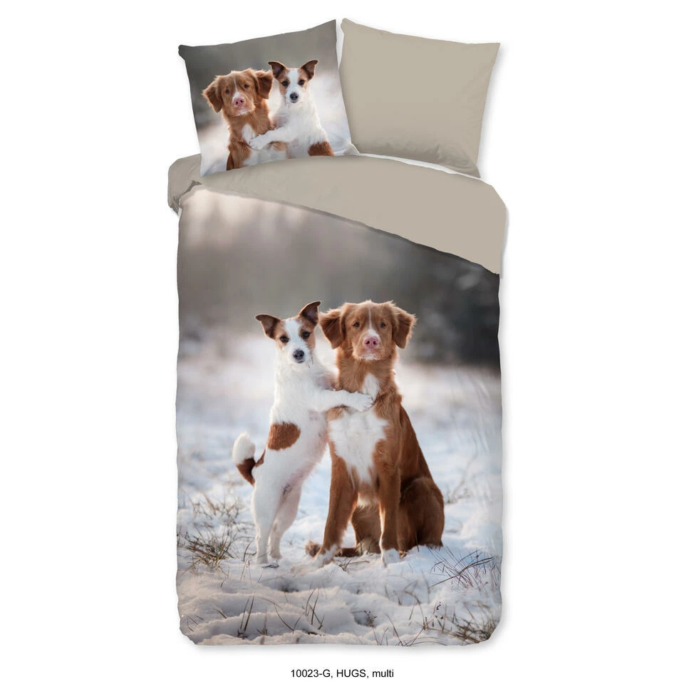 Good Morning Dekbedovertrek "Hugs" - Multi - (140x220 Cm) 3 Good Morning Dekbedovertrek "Hugs" - Multi - (140x220 Cm)