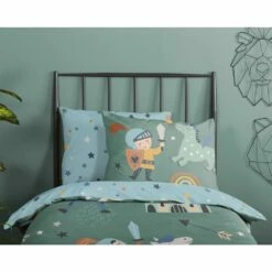 Good Morning Dekbedovertrek "Knights" - Multi - (140x220 Cm) -Cinderella Winkel 1000068630 0110
