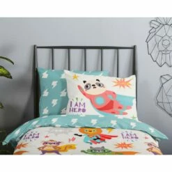 Good Morning Dekbedovertrek "Superhero" - Multi - (140x220 Cm) -Cinderella Winkel 1000068634 0110