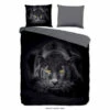 Pure Dekbedovertrek "Panter" - Zwart - (200x220 Cm) -Cinderella Winkel 1000071267