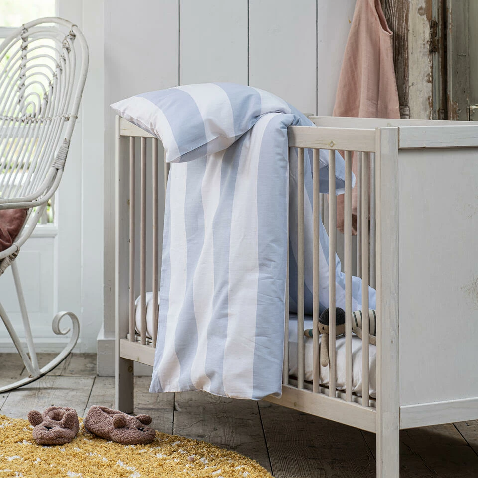 Cinderella Kinderdekbedovertrek Jacky - Katoen - 100x135 Cm - Soft Blue 4 Cinderella Kinderdekbedovertrek Jacky - Katoen - 100x135 Cm - Soft Blue - Afbeelding 2