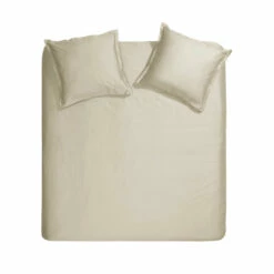 Cinderella Sundays - Dekbedovertrek - Satijn - 200x200/220 Cm - Light Sand