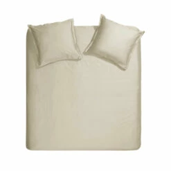 Cinderella Sundays - Dekbedovertrek - Satijn - 260x200/220 Cm - Light Sand