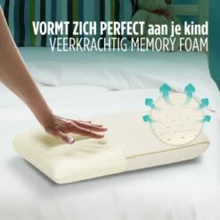 Vitapur MemoDream Kinderkussen - 30x50 Cm 9 Vitapur MemoDream Kinderkussen - 30x50 Cm -Cinderella Winkel 1000080652 0111