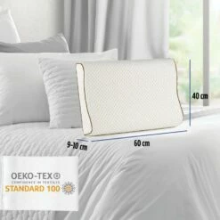 Vitapur Anatomisch Latex Hoofdkussen XL - 60x40 Cm 8 Vitapur Anatomisch Latex Hoofdkussen XL - 60x40 Cm -Cinderella Winkel 1000080659 0102