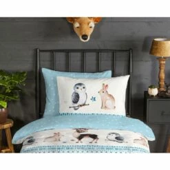 Good Morning Dekbedovertrek "Freezing" - Blauw - (140x220 Cm) -Cinderella Winkel 1000080893 0110