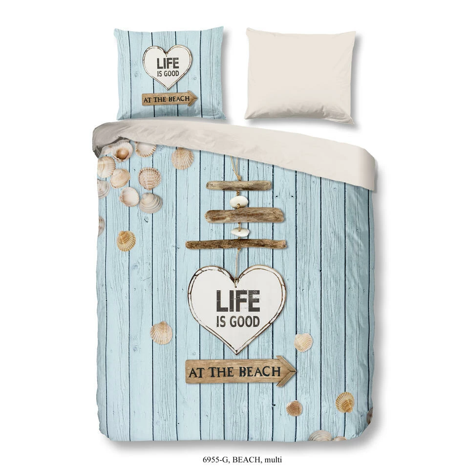 Good Morning Dekbedovertrek "Beach" - Multi - (240x220 Cm) 3 Good Morning Dekbedovertrek "Beach" - Multi - (240x220 Cm)