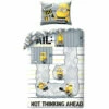 Minions Dekbedovertrek Think Ahead - Eenpersoons - 140 X 200 Cm - Katoen -Cinderella Winkel 1000082711